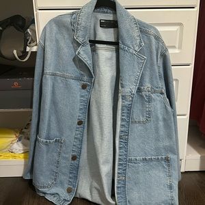 Sports jacket styled Jean Jacket. Front pockets. Like new XL